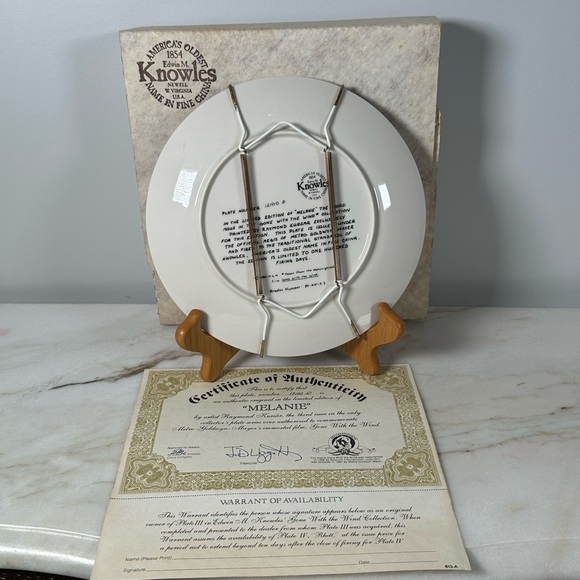 GWTW Knowles Issue 3 Melanie #13100D COA Yellow Ruffled Dress - Picture 9 of 9